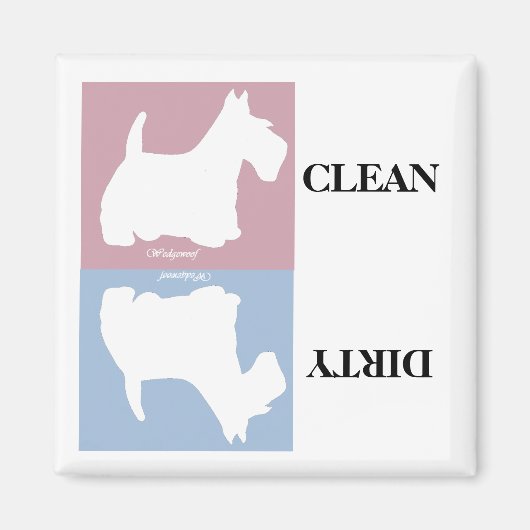 Aimant Wedgewoof Scottish Terrier (Devant)