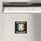 Aimant Wee Little Hooligan Funny Jour de la Saint Patrick (In Situ (Lave-vaisselle))