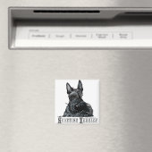 Aimant Wee Scottish Terrier (In Situ (Lave-vaisselle))