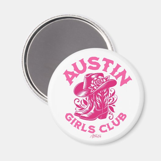 Aimant week-end austin bachelorette (Recto/Verso)