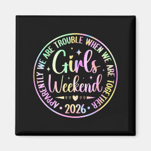 Aimant Week-end entre filles 2026 groupe de vacances d'ét