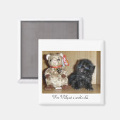 Aimant WEEWILLYvs4inchBB-1, Wee Willy à 2 semaines. (Recto/Verso)