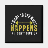 Aimant Weightlifting Bodybuilder Muscle Barbell Exercise  (Devant)