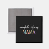 Aimant Weightlifting Mama Women Gift - Funny Weightlifter (Recto/Verso)