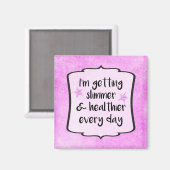 Aimant Weightloss Diet Success Motivation Award (Recto/Verso)