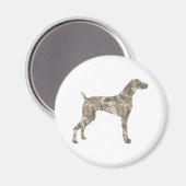 Aimant Weimaraner (Recto/Verso)