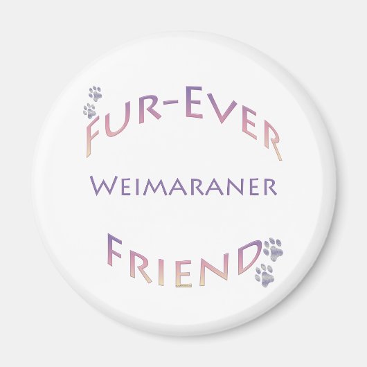 Aimant Weimaraner Furever Friend (Devant)