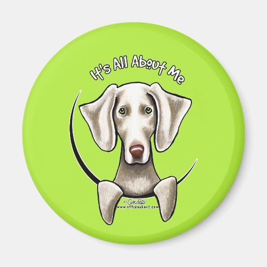 Aimant Weimaraner IAAM (Devant)