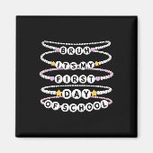 Aimant Welcome Back To School Bracelets First Day Of Scho (Devant)