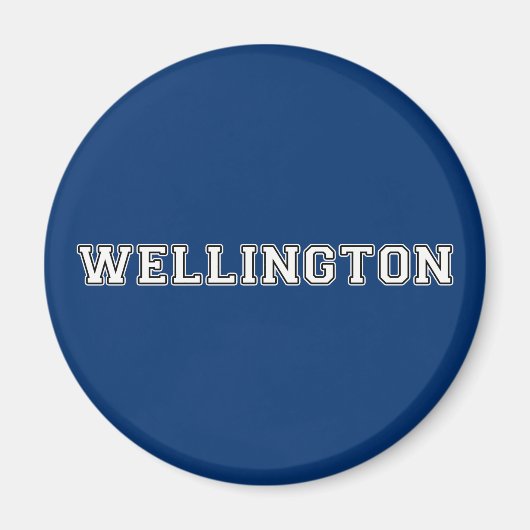Aimant Wellington Nouvelle-Zélande (Devant)