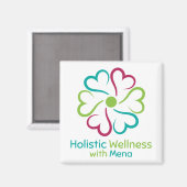 Aimant Wellness holistique avec Mena (Recto/Verso)