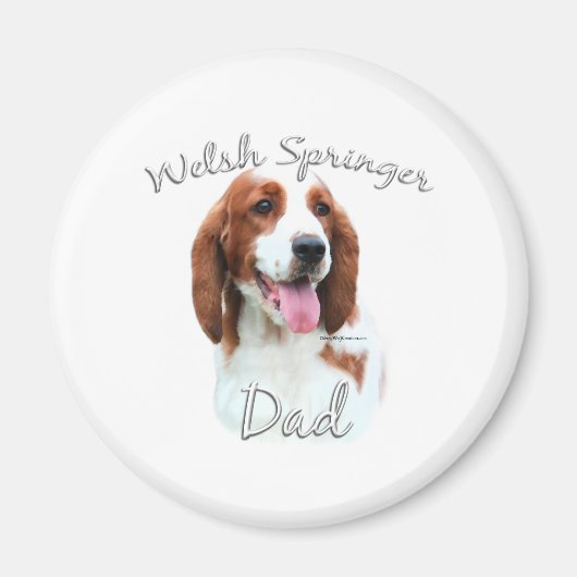 Aimant Welsh Springer Spaniel Papa 2 (Devant)