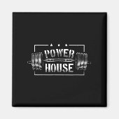 Aimant Wer House Gym Motivation Bold Statement (Devant)