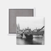 Aimant Weser Bridge, Brême, vers 1910 (Recto/Verso)