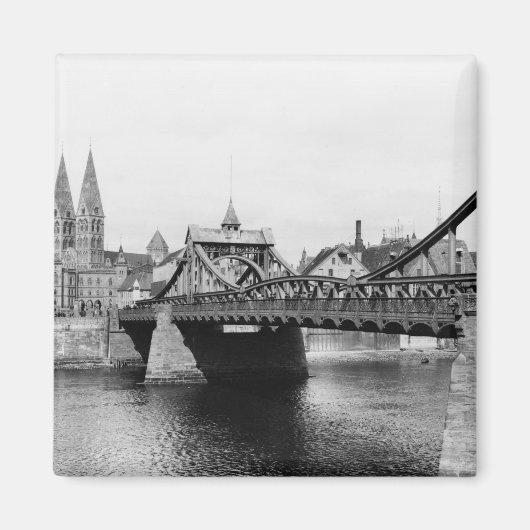 Aimant Weser Bridge, Brême, vers 1910 (Devant)