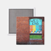 Aimant west end city wall art (Recto/Verso)