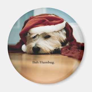 Aimant West Highland Terrier Santa Hat Christmas Westie