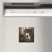 Aimant West Highland White Terrier Halloween effrayant (In Situ (Lave-vaisselle))