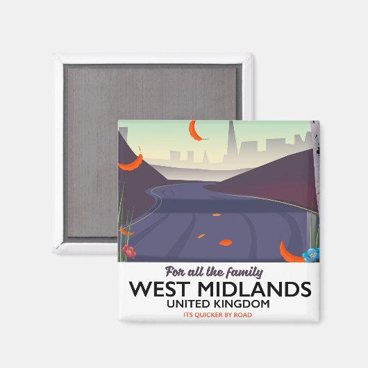 Aimant West Midlands, Royaume-Uni (Recto/Verso)