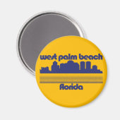 Aimant West Palm Beach Floride (Recto/Verso)