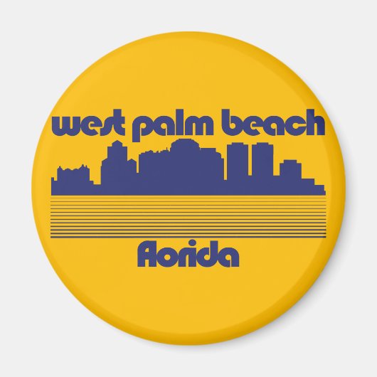 Aimant West Palm Beach Floride (Devant)