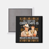 Aimant Western Biscuits And S Christmas Ugly (Recto/Verso)