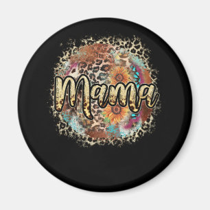 Aimant Western Bleached Turquoise Cowgirl Rodeo Mama