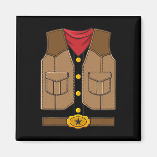 Aimant Western Cowboy Halloween Garçons Enfants