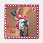 Aimant Western Rodéo Star Mutton Busid (Devant)