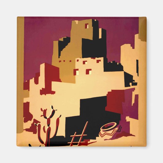 Aimant Western Southwest Pueblo WPA National (Devant)