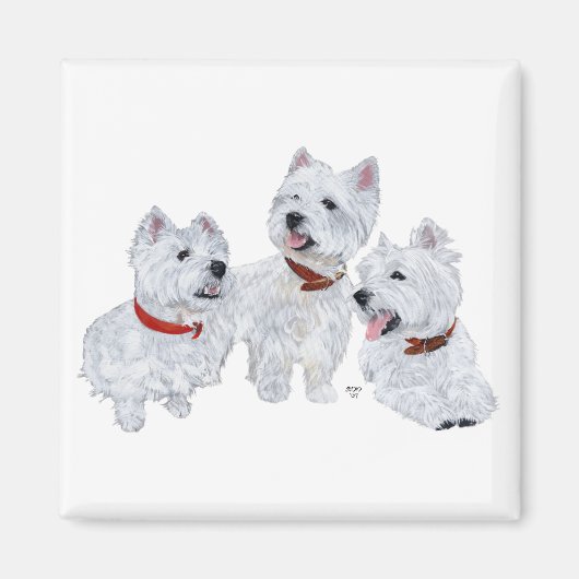 Aimant Westie Conference (Devant)