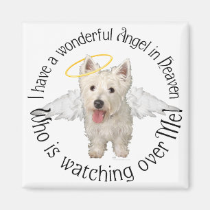 Aimant Westie Guardian Angels