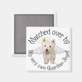 Aimant Westie Guardian Angels (Recto/Verso)