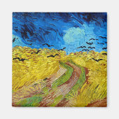 Aimant Wheatfield with Crows, Van Gogh (Devant)