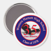 Aimant WHHS 35th Reunion Logo (Recto/Verso)