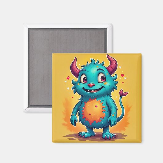 Aimant Whimsical Monster (Recto/Verso)