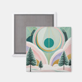 Aimant Whimsical Winter Dreamscape (Recto/Verso)