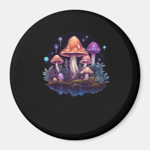 Aimant Whimsigoth Champignons Et Cristaux