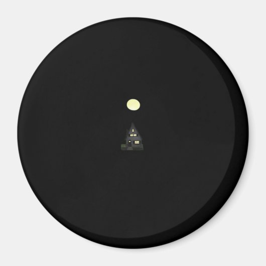 Aimant Whimsigoth Cottage d'automne surdimensionné (Devant)