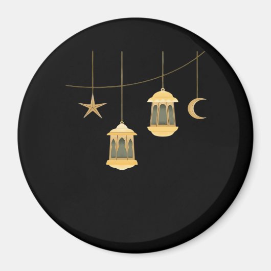 Aimant Whimsigoth Lantern Pleine lune nuit Ciel classique (Devant)