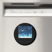 Aimant Whimsigoth Nuages Sun Moon Witchy Classic (In Situ (Lave-vaisselle))