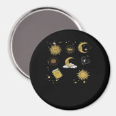 Aimant Whimsigoth Sun Moon Witchy Classic (Recto/Verso)