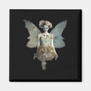 Aimant Whimsigoth Zombie Fairy Old Timey Gothique Moody A
