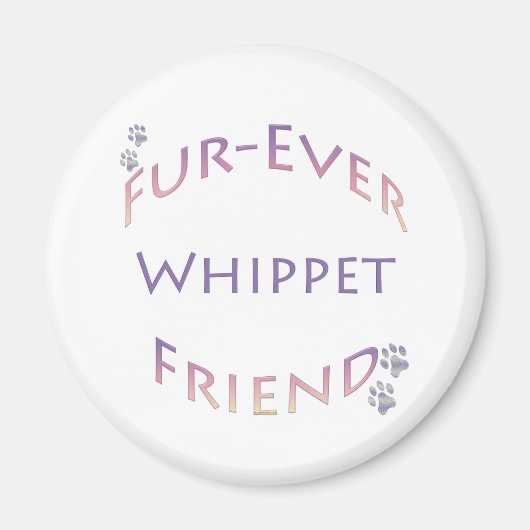 Aimant Whippet Furever Friend (Devant)