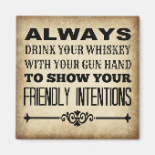 Aimant Whiskey (Devant)