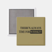 Aimant Whiskey cite d'étranges paroles d'alcool (Recto/Verso)