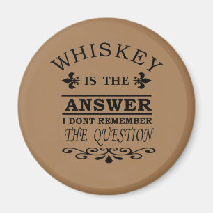 Aimant Whiskey cite d'étranges paroles d'alcool