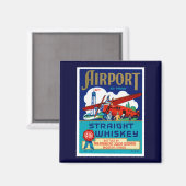 Aimant Whiskey droit de l'aéroport (Recto/Verso)
