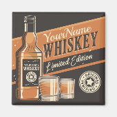 Aimant Whiskey Liquor Bottle Western Bar (Devant)