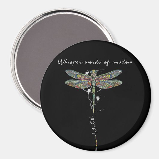 Aimant Whisper Words Of Wisdom Brocade Dragonfly (Recto/Verso)